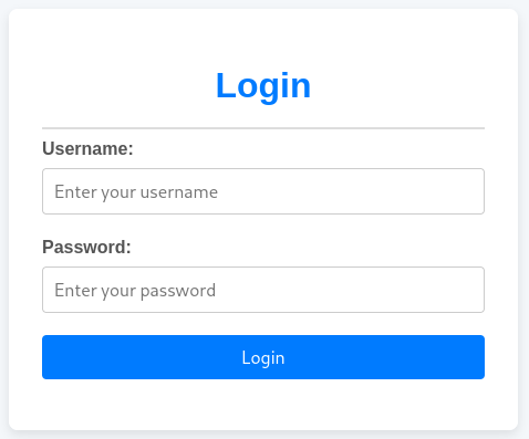 Login Page