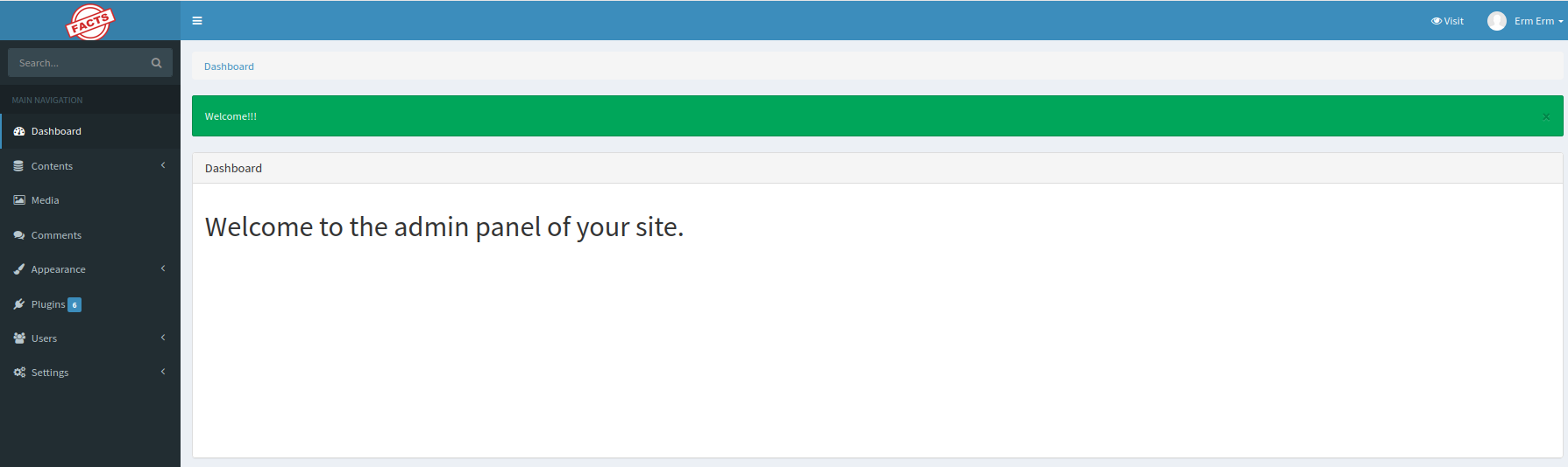 Admin CMS Access
