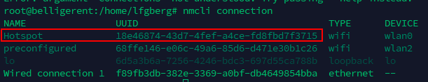 Hotspot UUID
